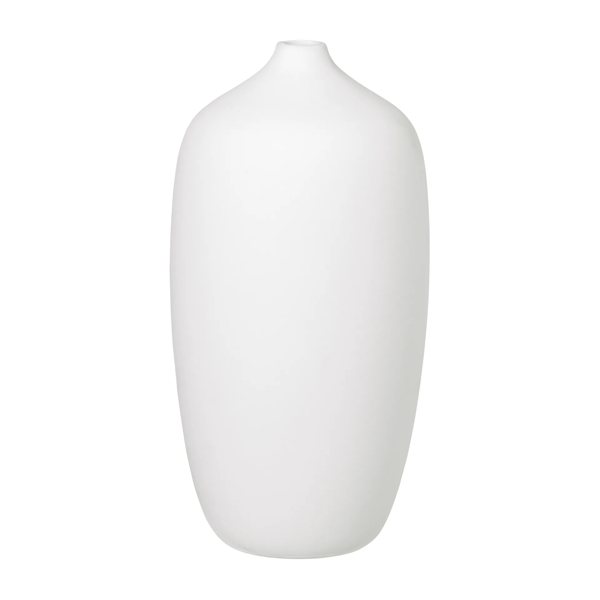 Ceola vas 25 cm, Vit blomus