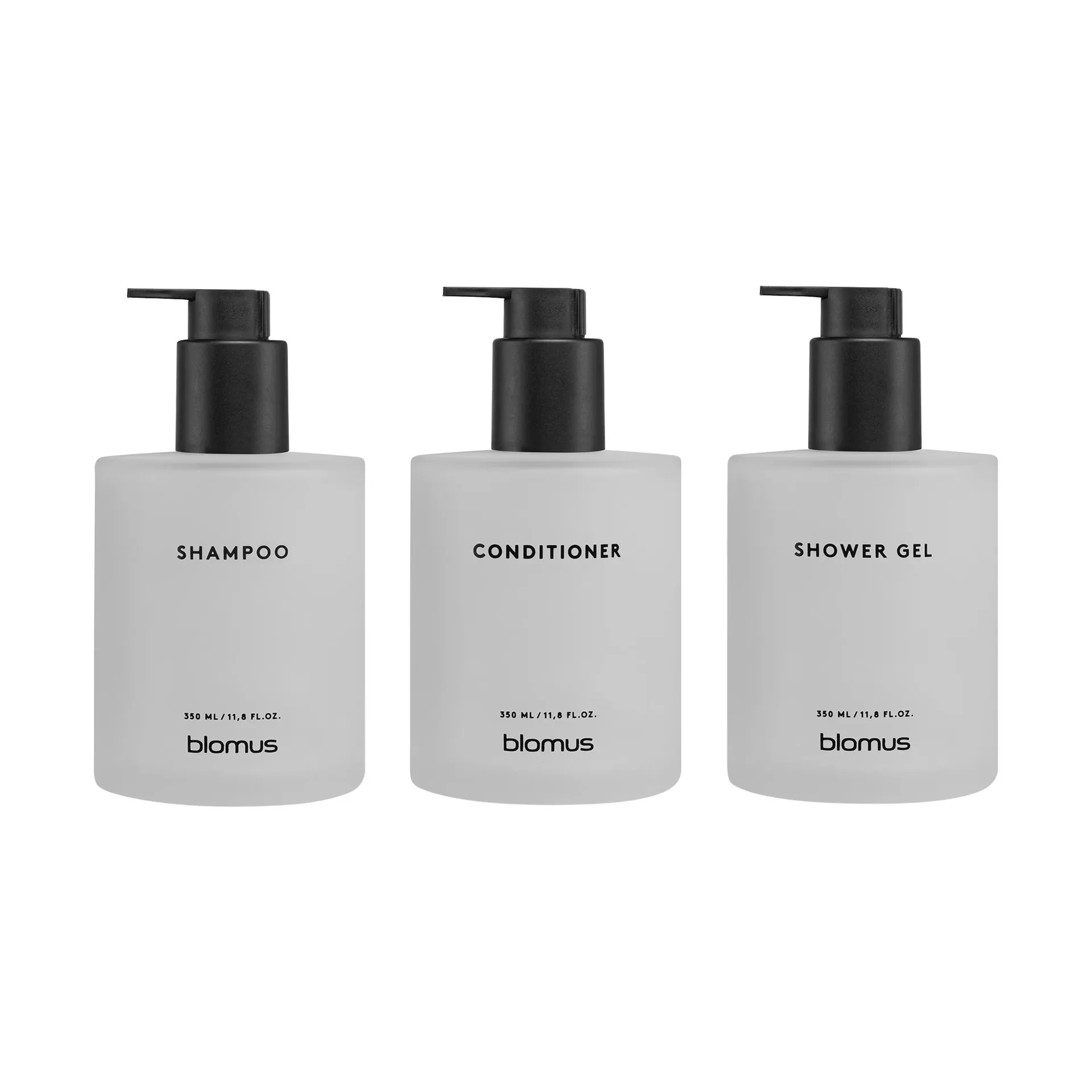 Kirei glasflaskor inkl vägghållare 3-pack, Vit, monteras med skruv blomus