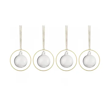 KITAI julgranskula 8,5 cm 4-pack - Clear - blomus
