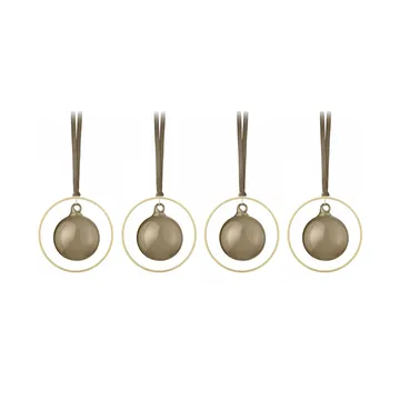 KITAI julgranskula 8,5 cm 4-pack - Coffee - blomus