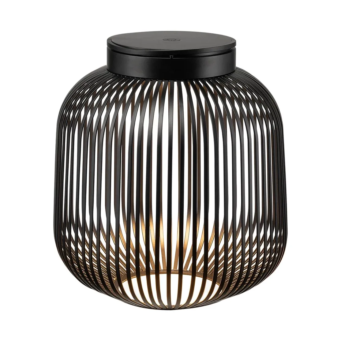 Lito LED-Lampa M, Svart blomus