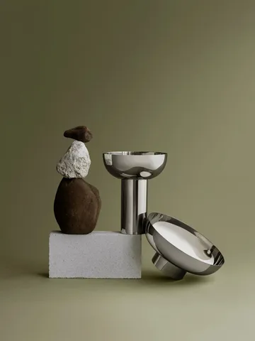 MIYABI vas M Ø23 cm - Silver - blomus