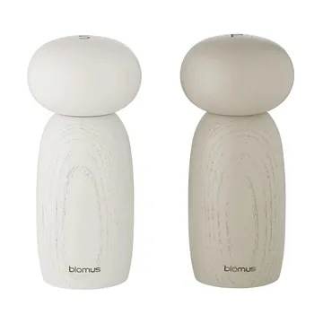 Moli Salt- och pepparkvarsset 13 cm - Moonbeam - blomus