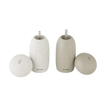 Moli Salt- och pepparkvarsset 13 cm - Moonbeam - blomus