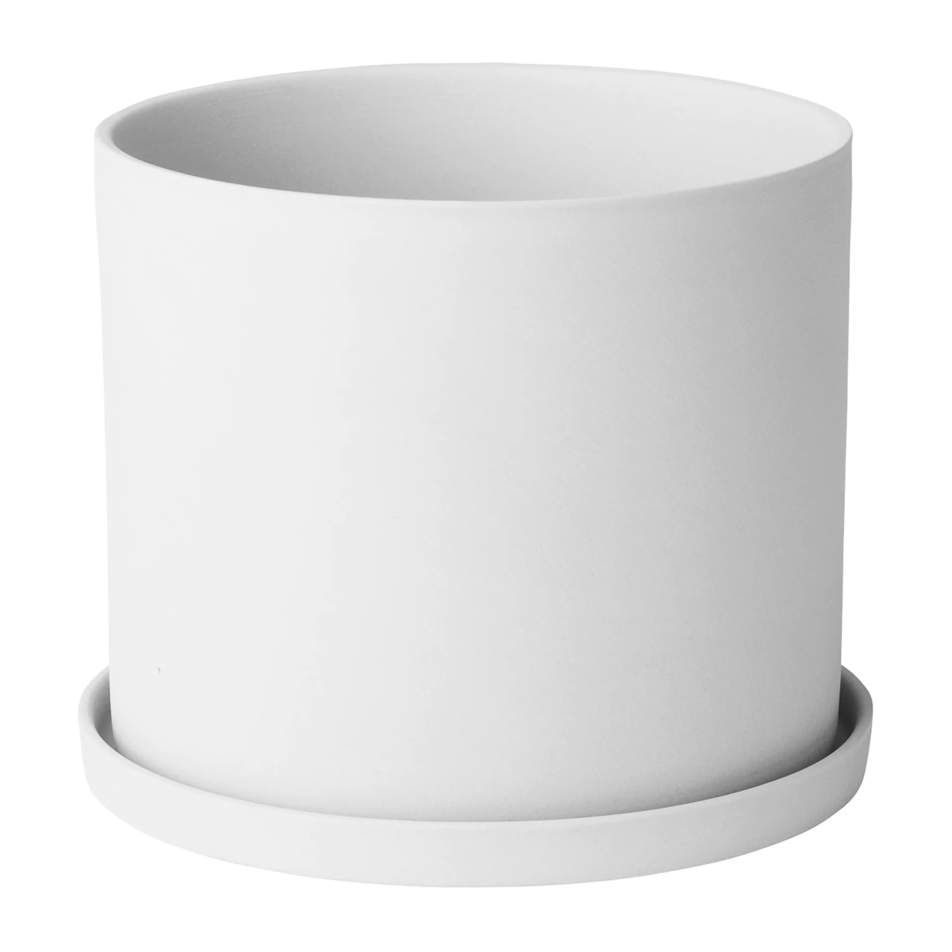 Nona kruka Ø15 cm, Vit blomus