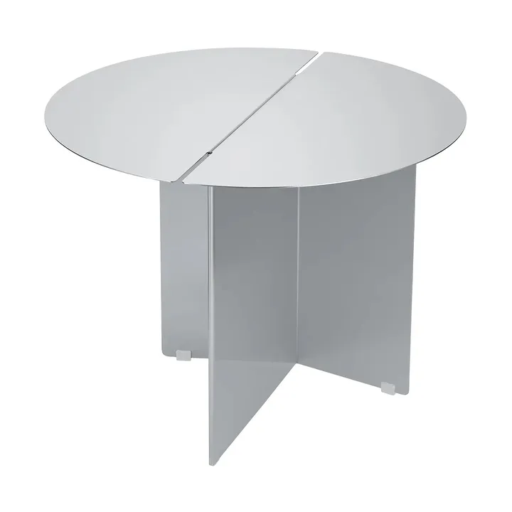 ORU sidobord M Ø50 cm - Matt rostfritt stål - blomus