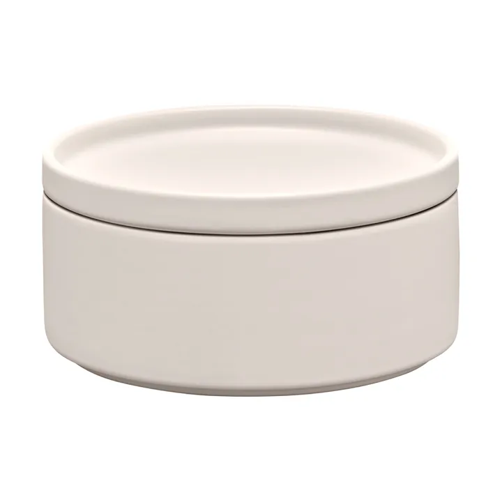 Pilar förvaringsburk med lock - Moonbeam, Ø15,5x7,5 cm - blomus
