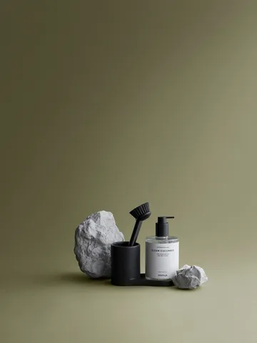 Piro diskborst- och tvålhållare - Svart - blomus