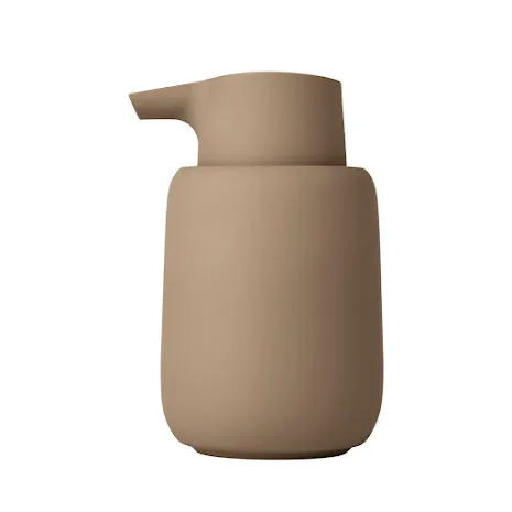 Sono tvålpump keramik Ø8,5 cm - Brun - blomus