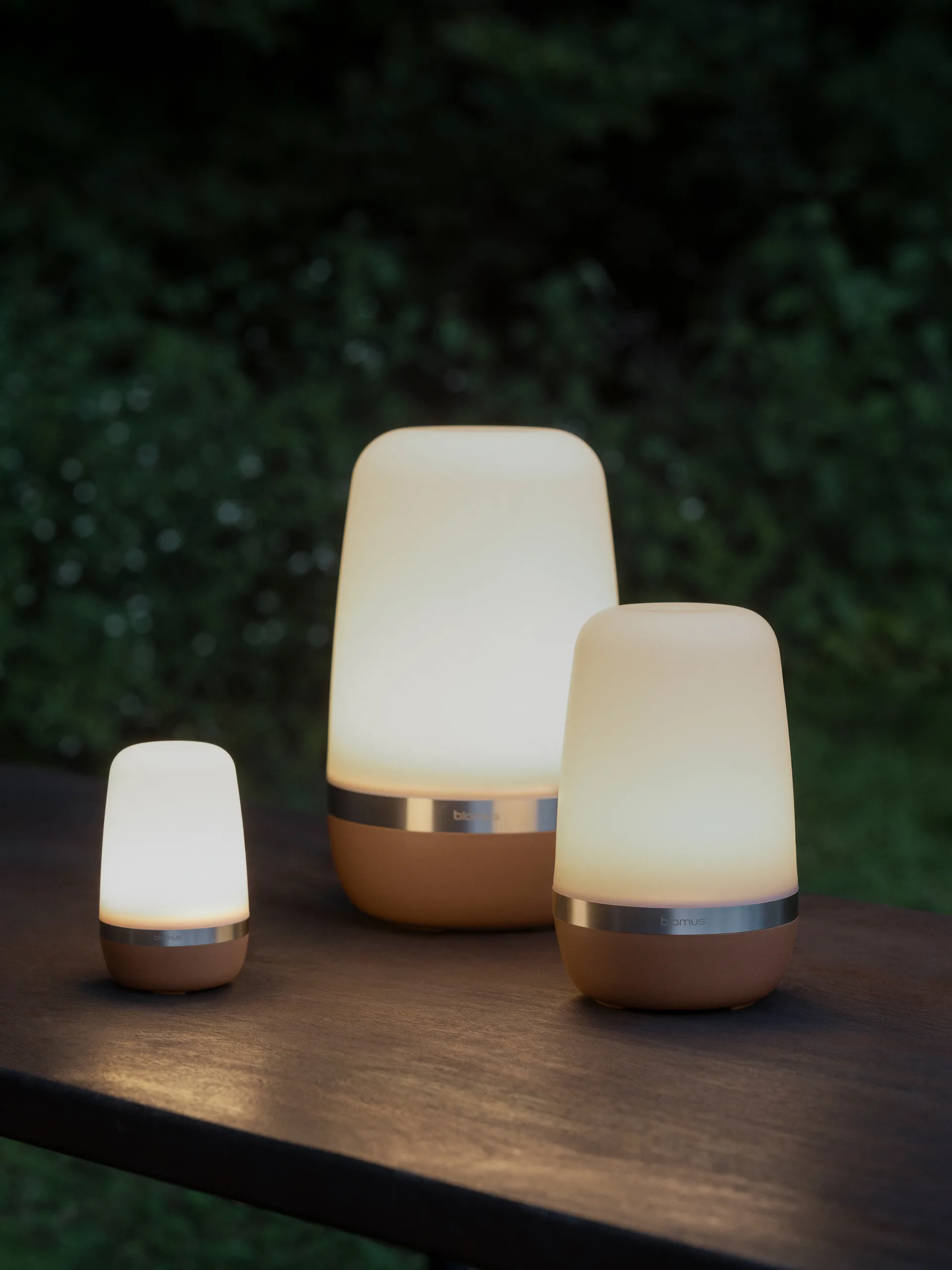 Spirit LED-lampa L 25 cm, Mocha mousse blomus