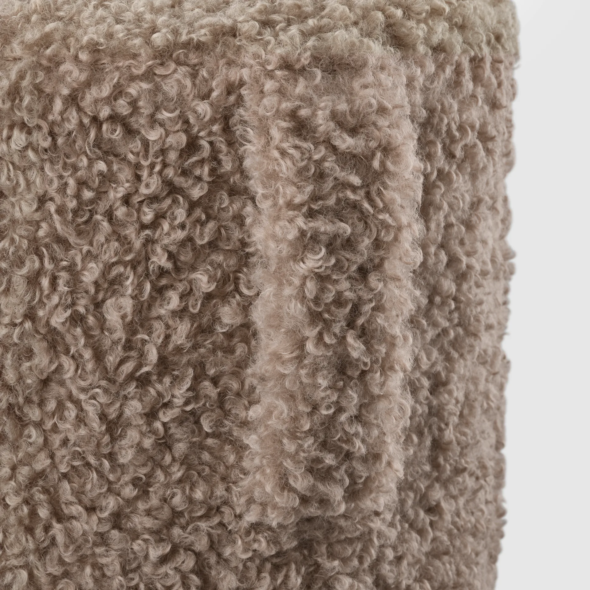 Teddy sittpuff, Fungi (brun), Ø35x40 cm blomus