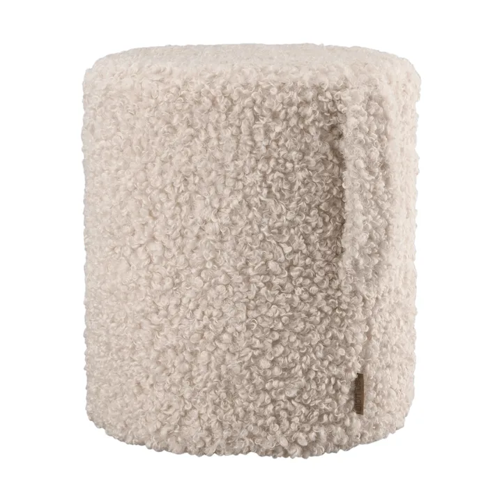 Teddy sittpuff - Moonbeam (beige), Ø35x40 cm - blomus
