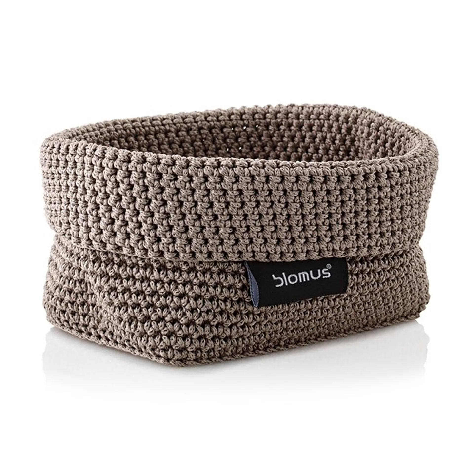 Tela textilkorg M 10x15 cm, Taupe blomus