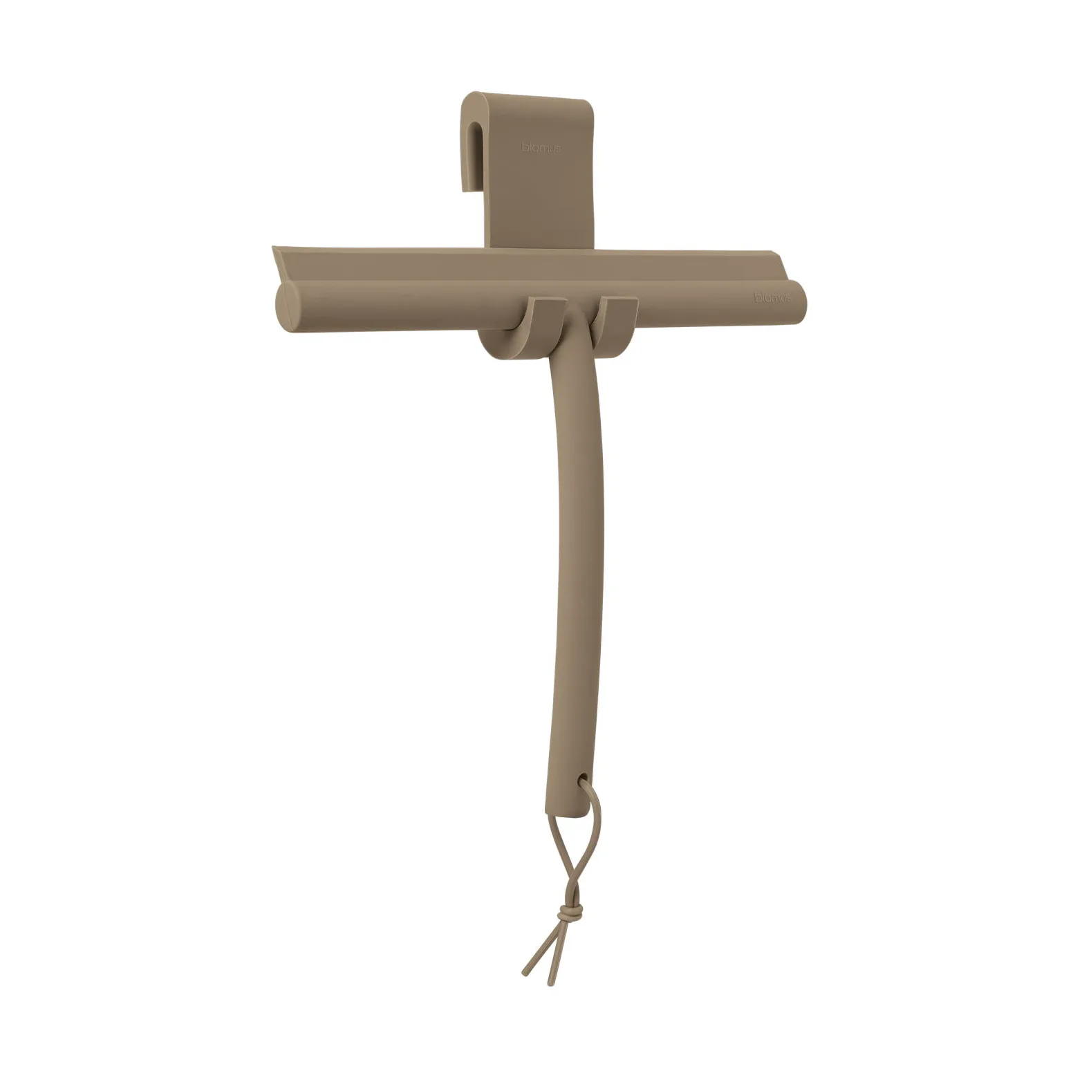 Vipo duschskrapa med krok, Tan blomus