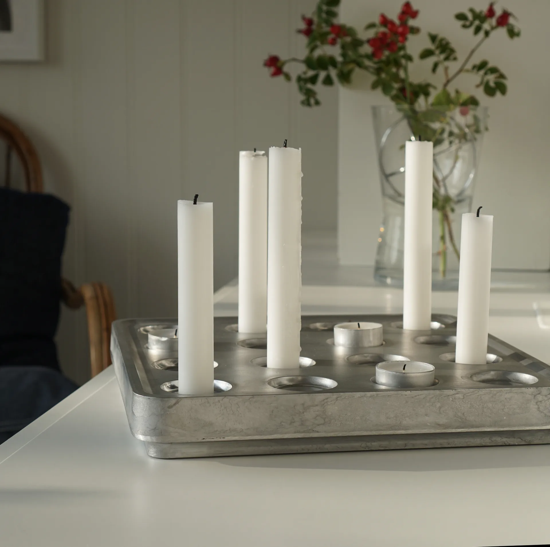 Stumpastaken aluminium, stor Born In Sweden