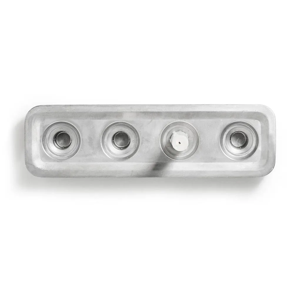 Stumpastaken avlång aluminium, 8,5x29,5 cm Born In Sweden
