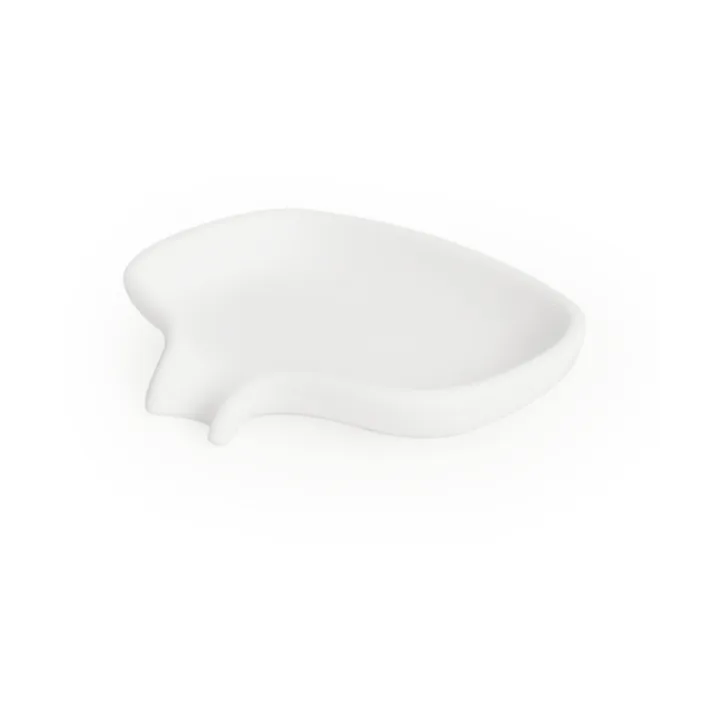 Soap Saver Flow tvålfat med avrinningspip small - Vit - Bosign