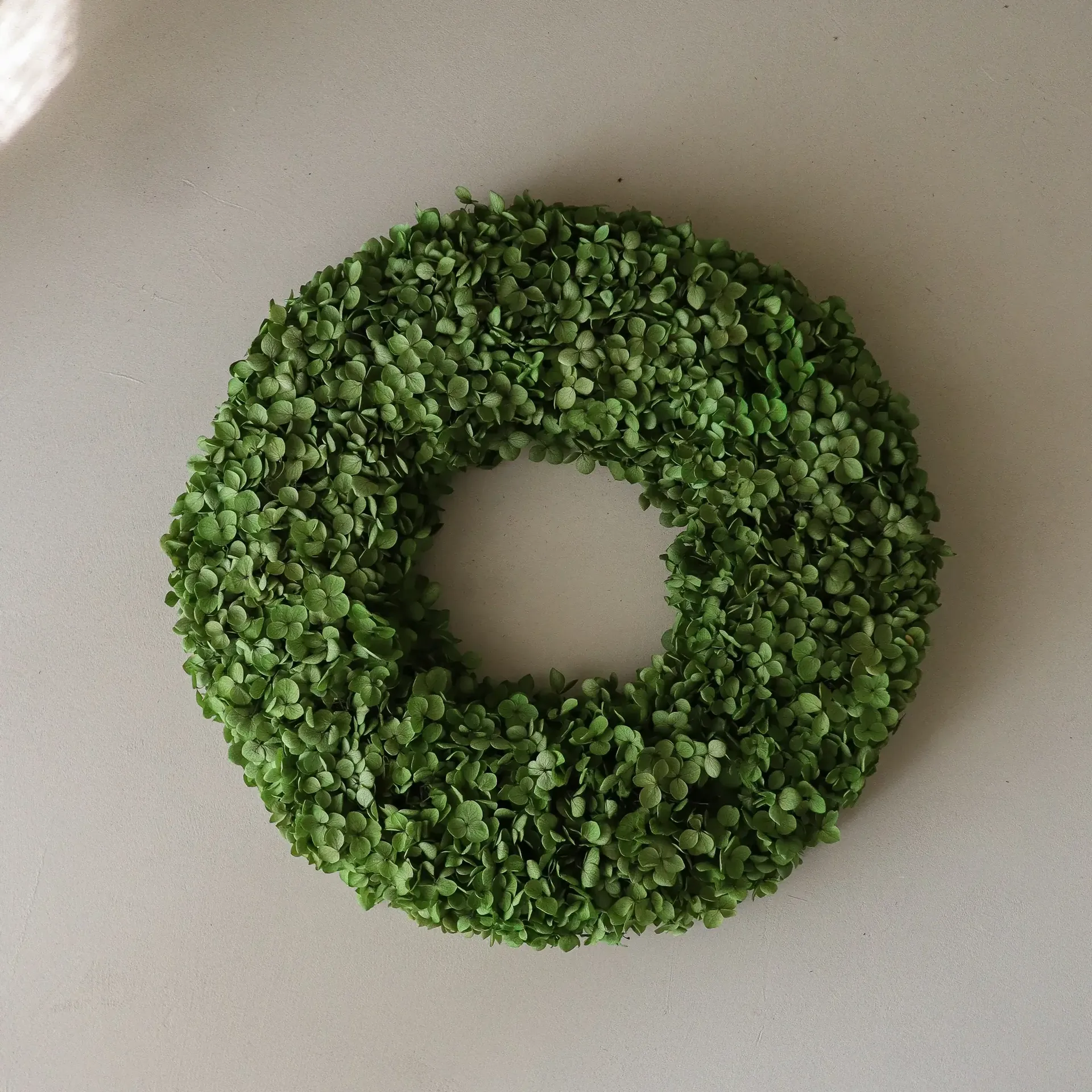 Hortensia Wreath blomkrans, Green, Ø40 cm Botané