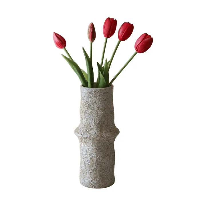 Tulpaner konstgjord bukett - Light red, 5 st - Botané