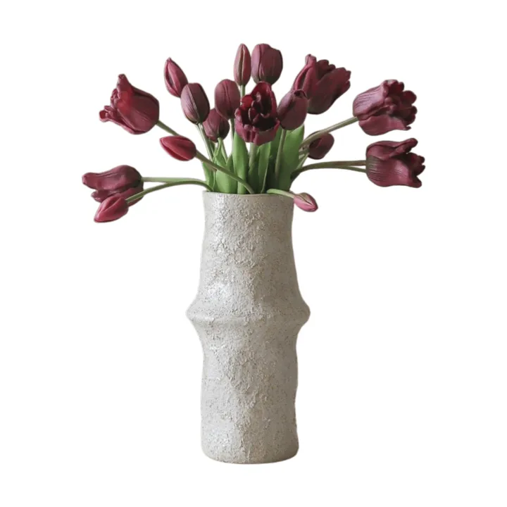 Tulpaner mixad konstgjord bukett - Lila, 20 st - Botané