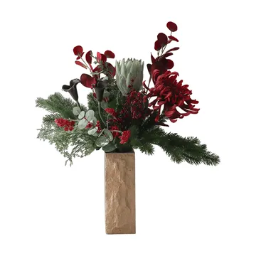 Wild winter konstgjord bukett - Protea, spindelkrysantemum, kalla, eukalyptus, 84 cm - Botané