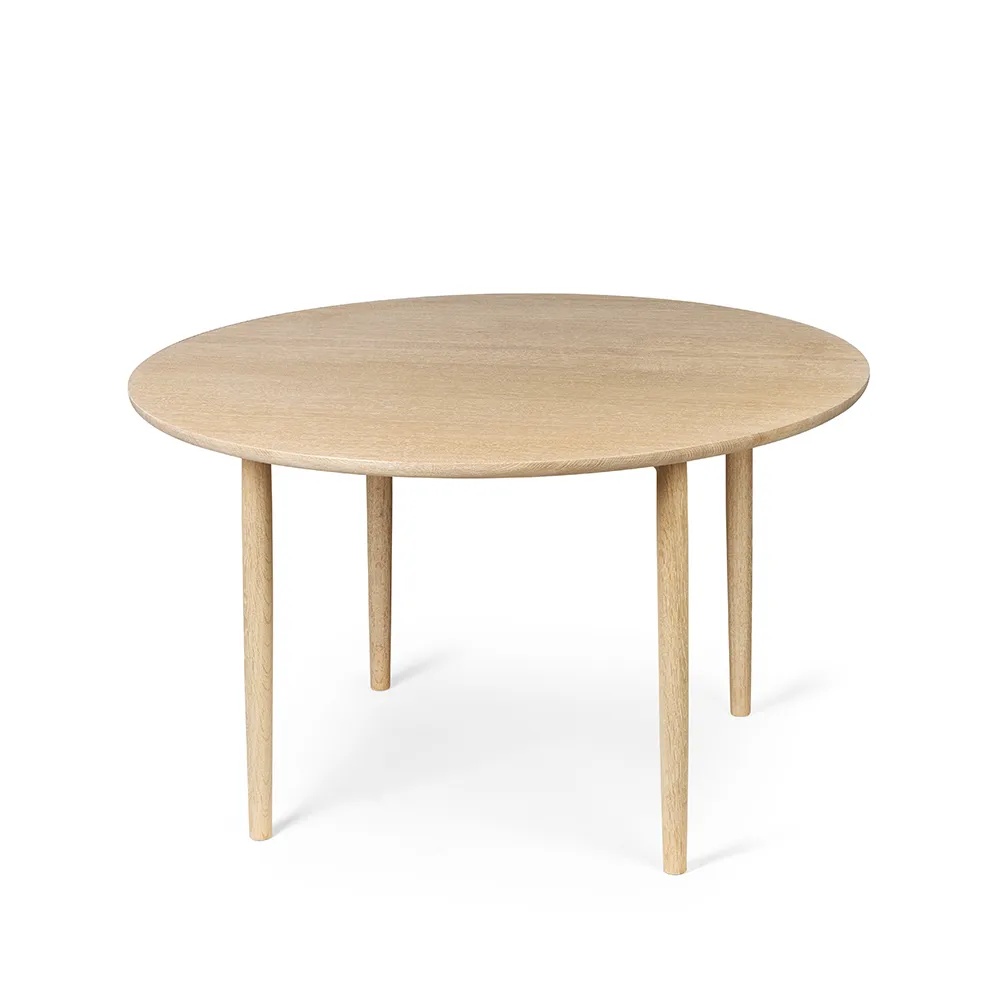 Arv matbord Ø120 cm, Ek vaxolja Brdr. Krüger