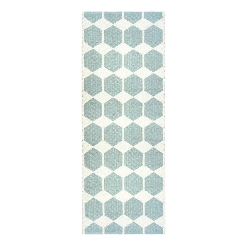 Anna matta aqua (turkos), 70 x 200 cm Brita Sweden