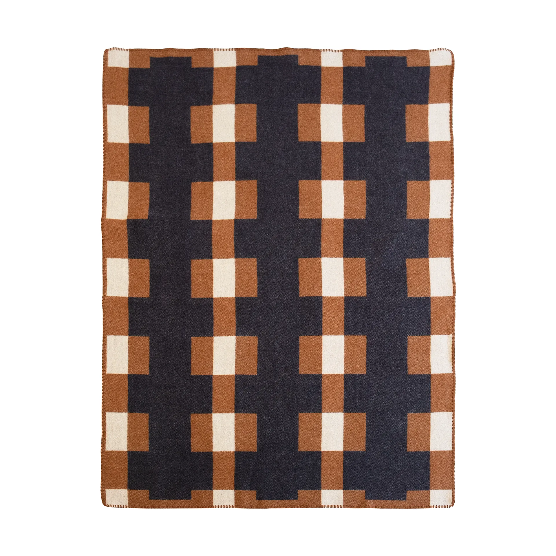 Marta filt, Brown, 180x130 cm Brita Sweden