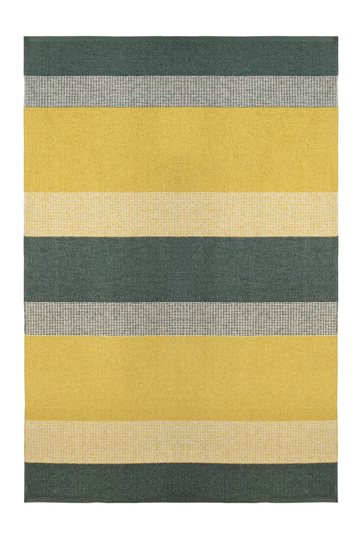 Seasons plastmatta 170x250 cm - sunny (gul, grön) - Brita Sweden