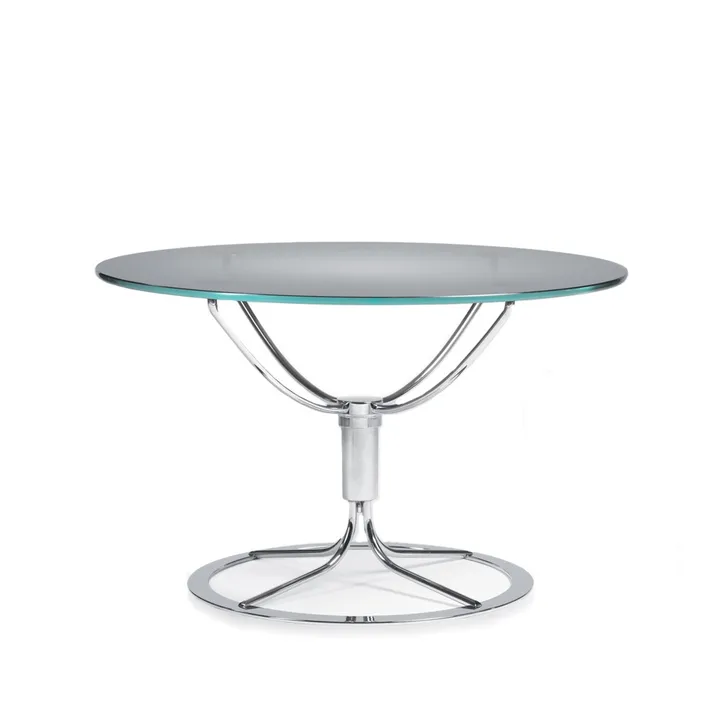 Jetson bord - glas svart raster, h. 42cm - Bruno Mathsson International