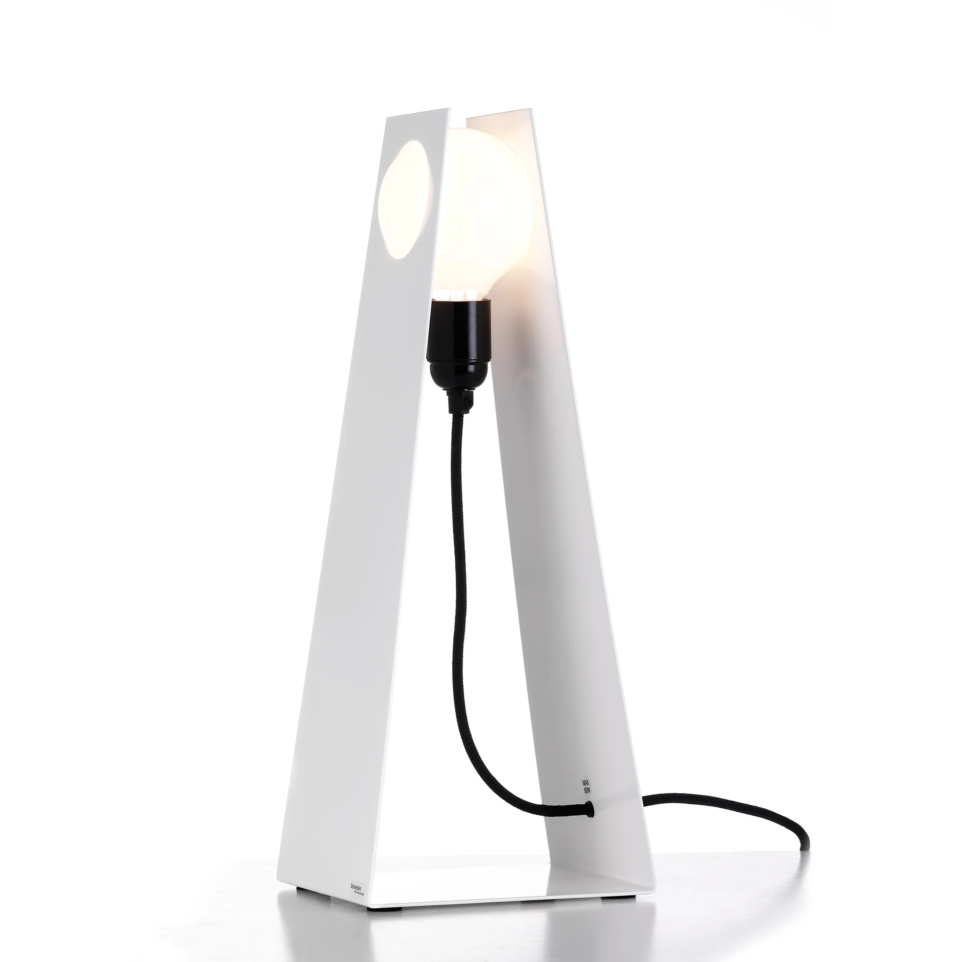 Glasgow vit bordslampa, vit Bsweden