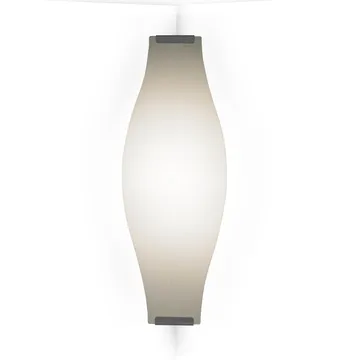 Stella vägglampa - vit, plexiglas, vit sladd - Bsweden
