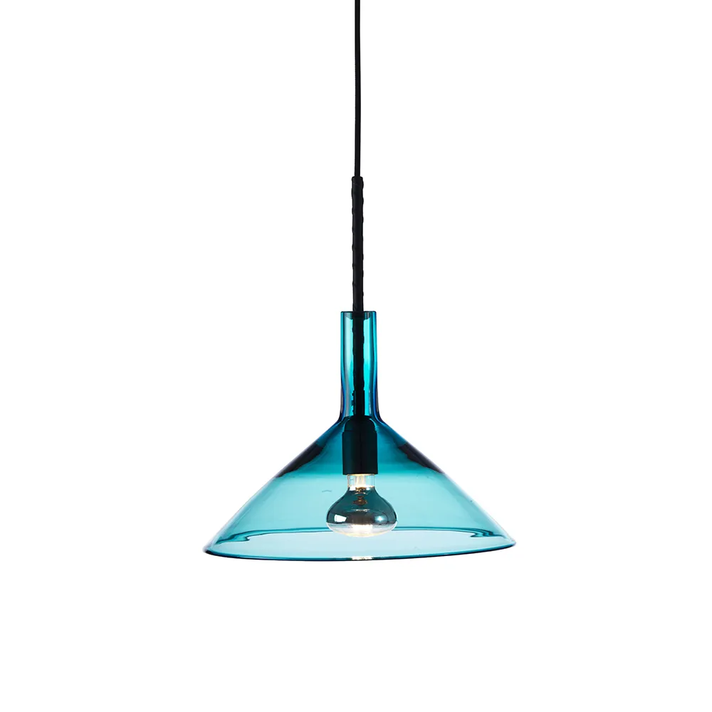 Tratten pendel, turkos, led Bsweden