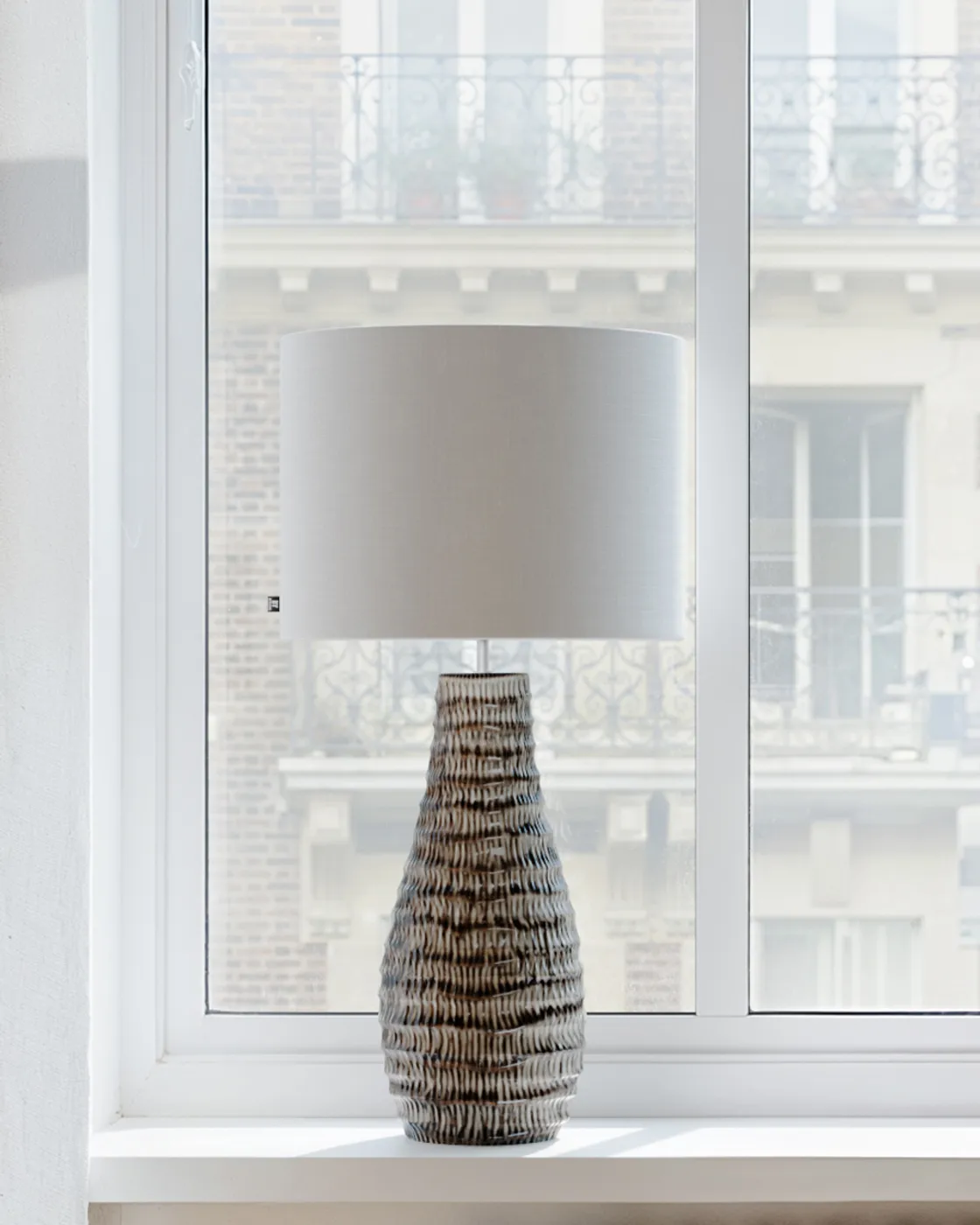 Bartha bordslampa 74 cm, Brun-beige By Rydéns