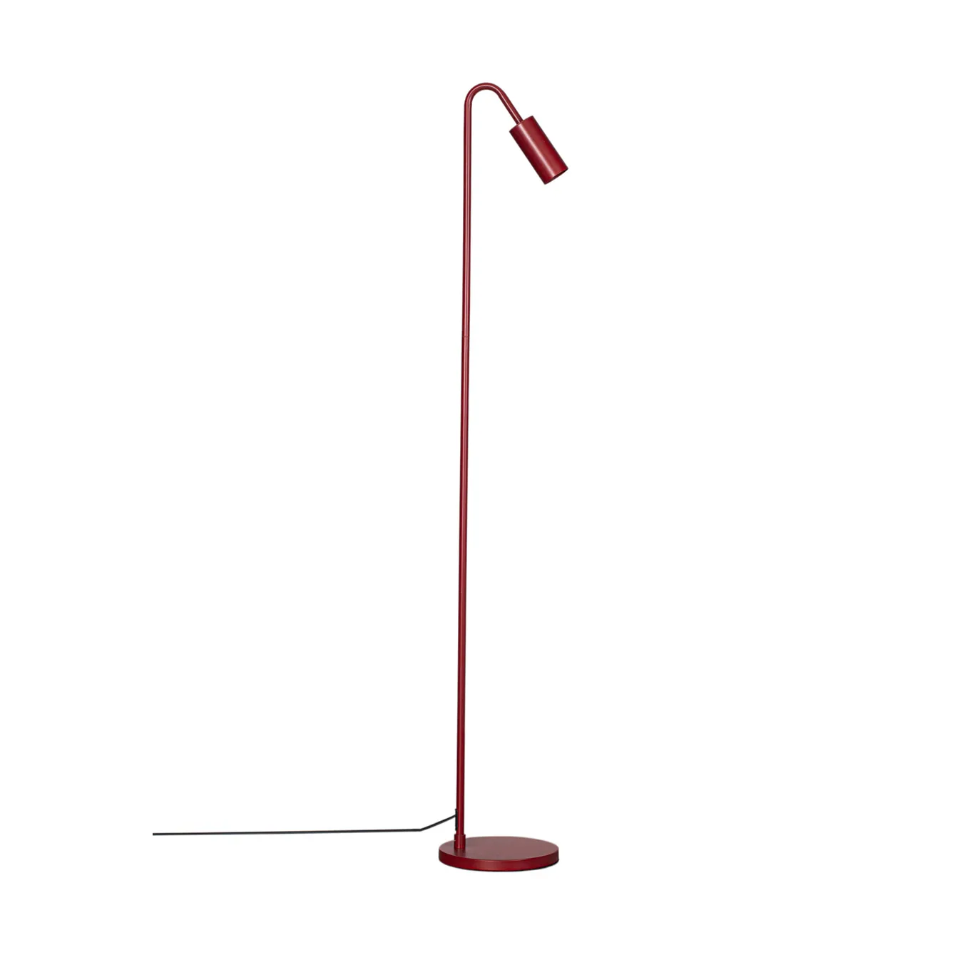 Curve golvlampa 146 cm, Mörkröd By Rydéns