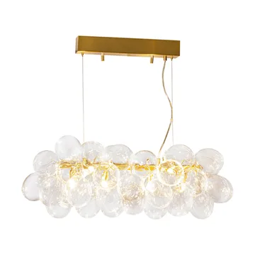 Gross Bar taklampa 80 cm - Mässing-klar - By Rydéns