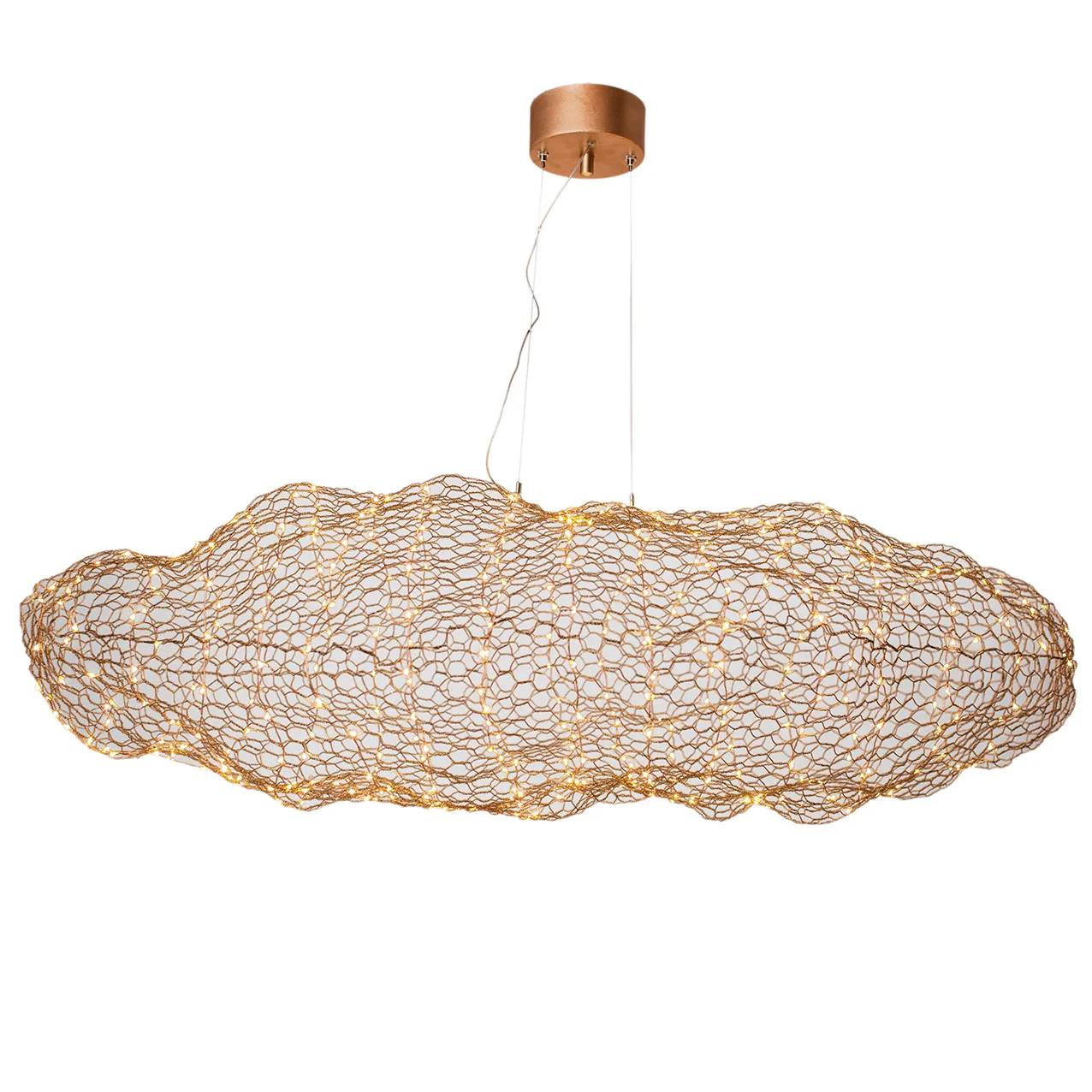 Hayden taklampa, Guldfärgad, 115 cm By Rydéns
