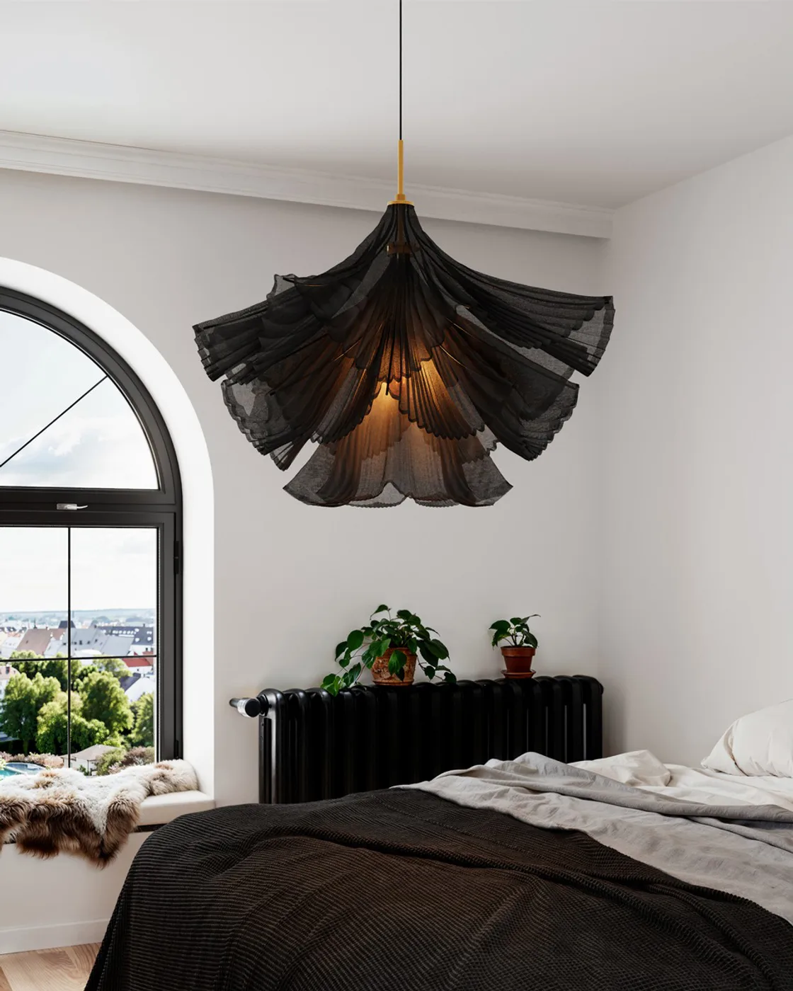 Juliette taklampa Ø75 cm, Svart By Rydéns