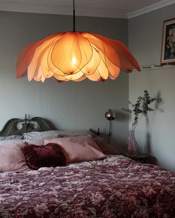 Lou Lou taklampa Ø80 cm - Rosa - By Rydéns