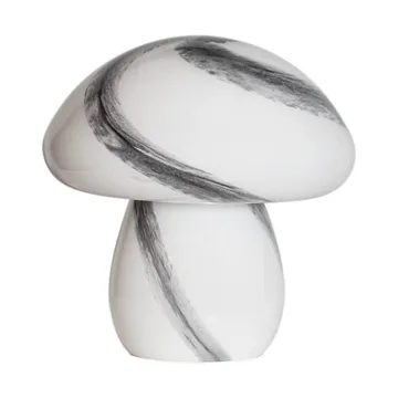 Mira Mushroom bordslampa 30 cm - Vit-svart - By Rydéns