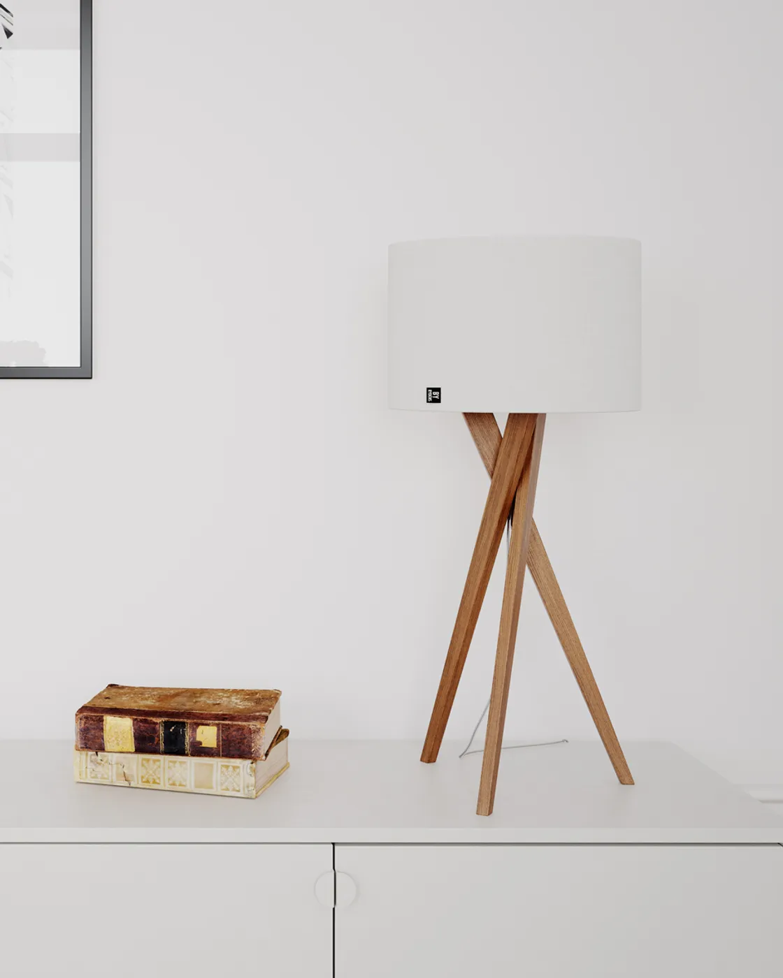 Vega bordslampa 55 cm, Vaxad ek-vit By Rydéns