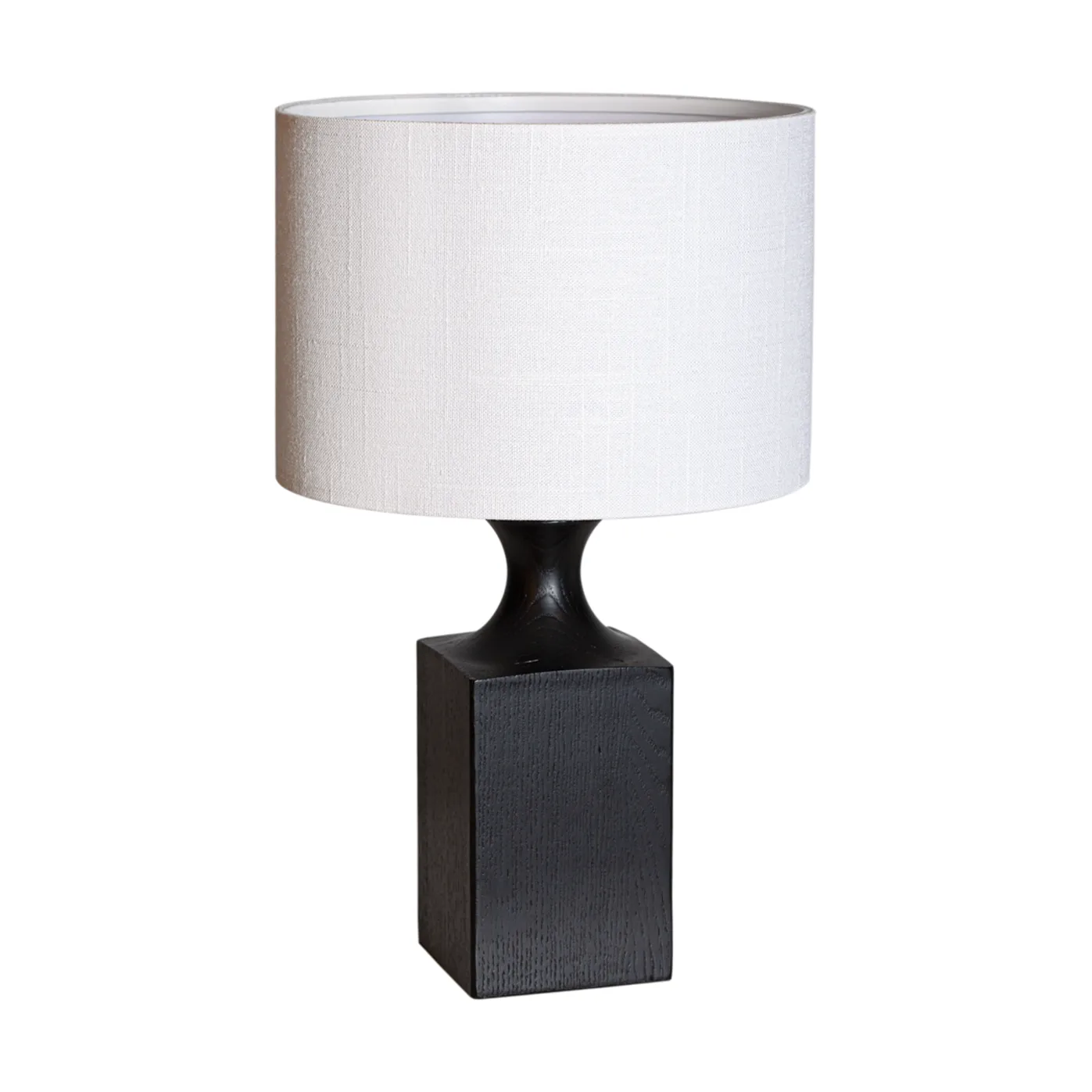 Woody bordslampa 41 cm, Svart-vit By Rydéns