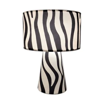 Zany Zebra bordslampa - Svart-vit, 43 cm - By Rydéns