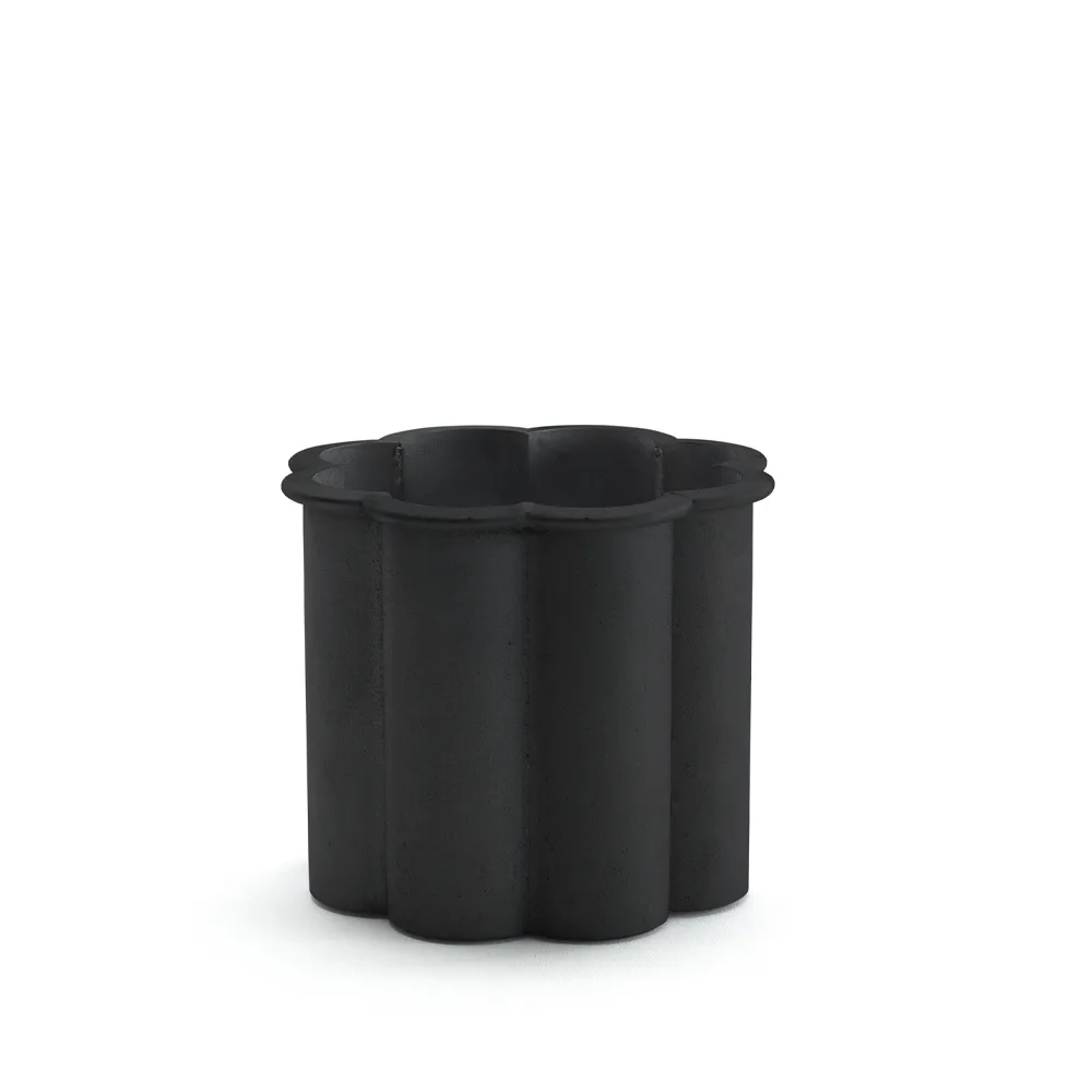Gråsippa kruka, Svart, no. 1 Ø33 cm Byarums bruk