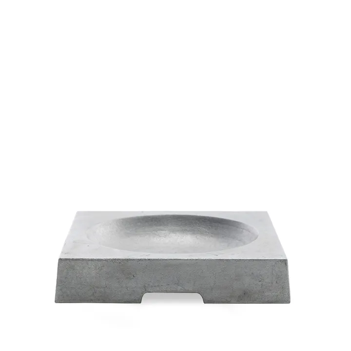 Kvadrat fågelbad - Aluminium sandgjuten - Byarums bruk