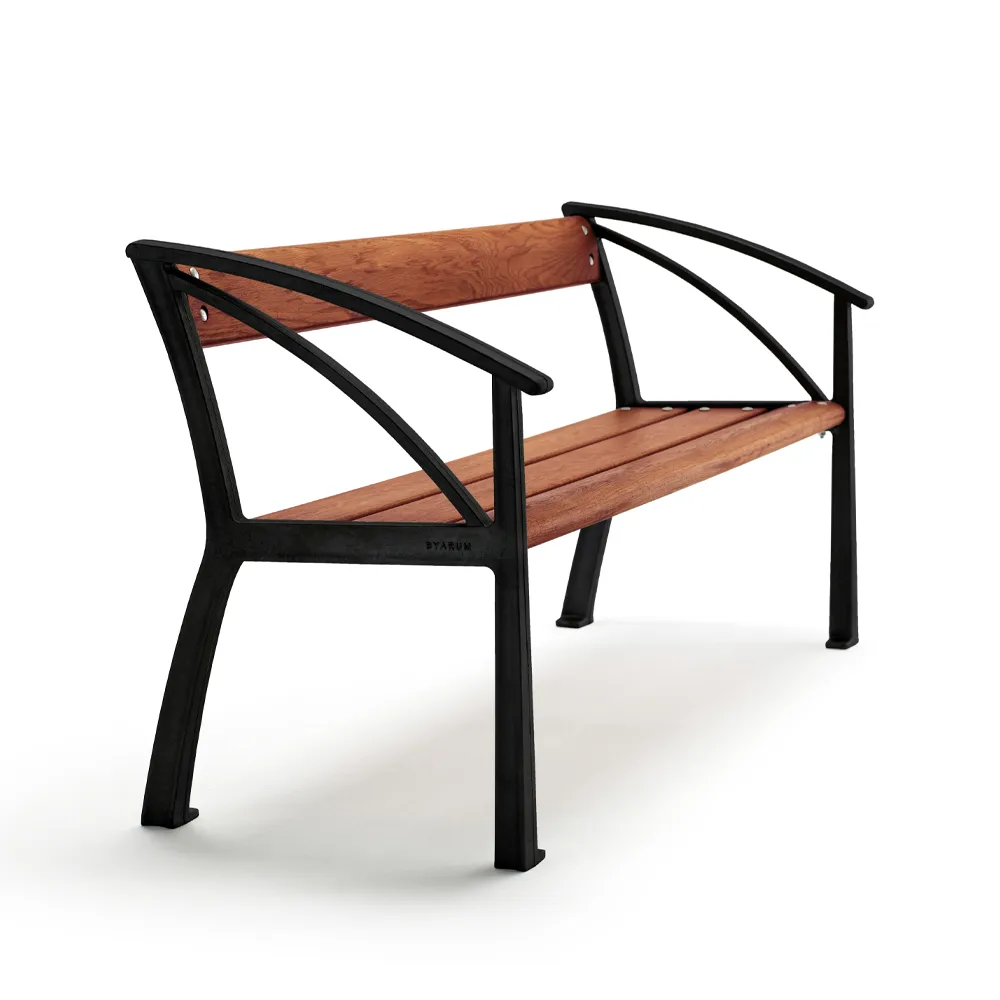 Vasa soffa, Mahogny, svart stativ Byarums bruk