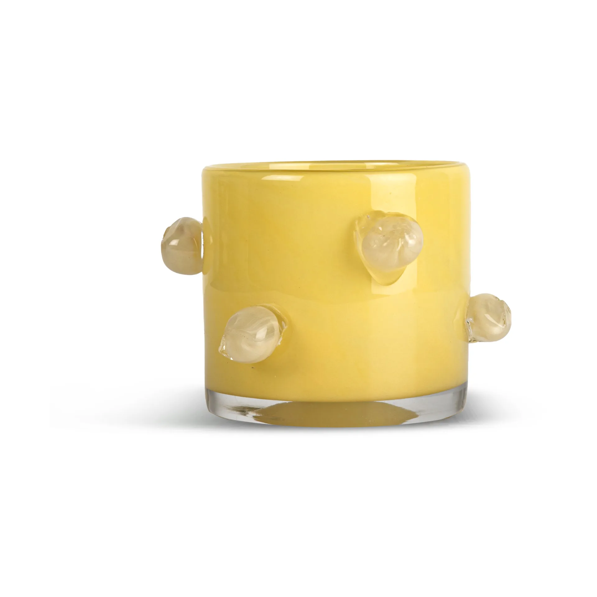 Arlo ljuslykta XS Ø10 cm, Gul-beige Byon