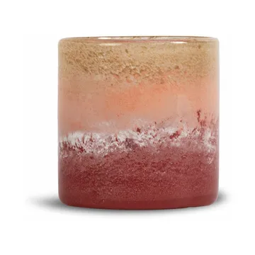 Calore ljuslykta-vas M Ø15 cm - Rosa-beige-bordeaux - Byon
