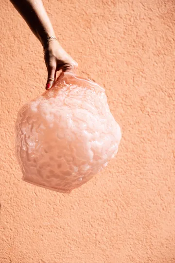 Corallo vas M 26x28x27 cm - Rosa - Byon