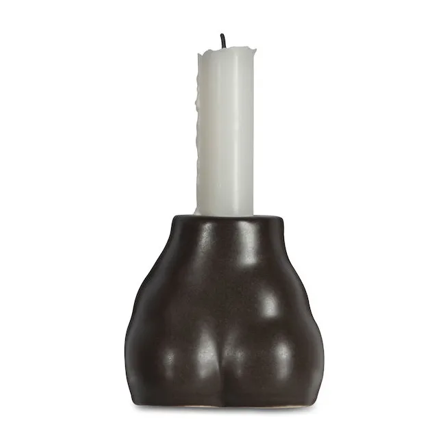 Nature ljusstake 9,5 cm, Brown Byon